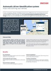Automatic driver identification system - thumbnail Automatic driver identification system_thumbnail