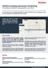 Vehicle tracking and sensor monitoring - Thumbnail - small Vehicle tracking and sensor monitoring