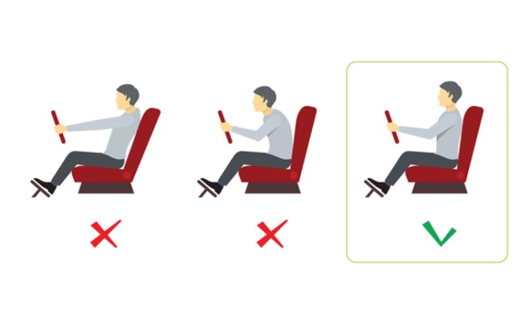 Blog - 7 easy tips for good driving posture 7 easy tips for good driving posture - Frotcom