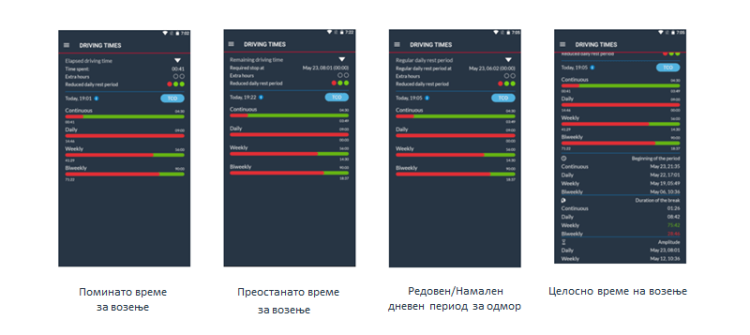 Blog - New driver app features - Driving Times_MK Време за возење - Фротком апликацијата за возачи